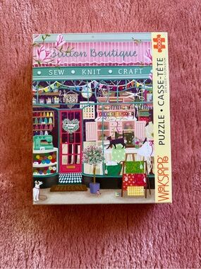 NWT WerkShoppe Button Boutique Jigsaw Puzzle 1000 Pieces